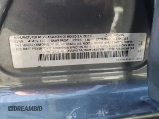 2010 Volkswagen Jetta Limited Edition с VIN 3VWAX7AJ9AM143766, выставлен на аукционе Copart как лот 58449675 с пробегом 256 033 миль миль и Списание • Salvage title. История ставок и продаж доступна на DreamBid. Изображение 12.