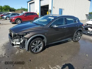2019 Infiniti QX30 Luxe z VIN SJKCH5CR8KA006894, wystawiony jako Copart lot #58809565 z przebiegiem 50 697 mil mil oraz Szkoda całkowita • Salvage title. Historia ofert i sprzedaży dostępna na DreamBid. Obrazek 1.