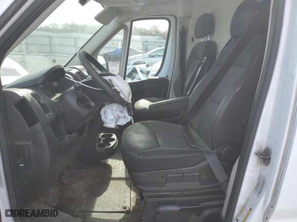 2016 Ram ProMaster Cargo Van with VIN 3C6TRVDG1GE129641, listed as a Copart auction lot 47180765 with 130,414 mi miles and Salvage Title. Bid and sale history available at carsss.com. Image 7.