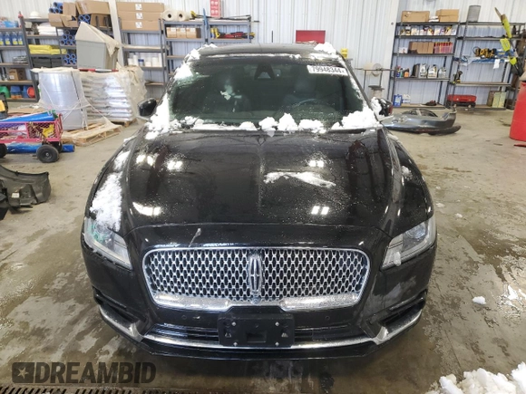2017 Lincoln Continental Reserve with VIN 1LN6L9NP6H5612788, listed as a Copart auction lot 79948344 with 81,099 mi miles and Non Repairable. Bid and sale history available at carsss.com. Image 5.