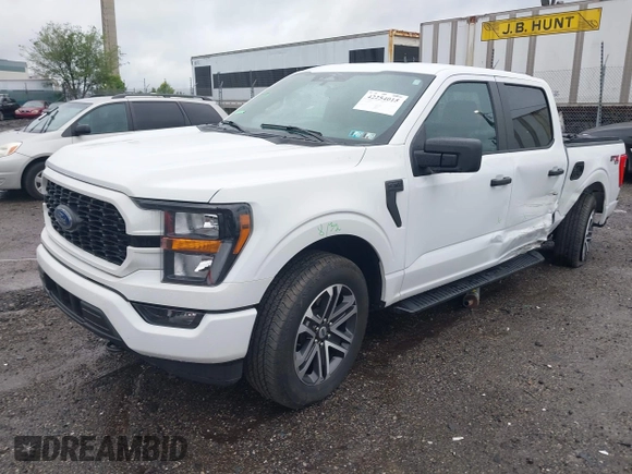 2023 Ford F-150 XL with VIN 1FTEW1EP5PFB87582, listed as a IAAI auction lot 42254015 with 10,476 mi miles and . Bid and sale history available at DreamBid. Image 17.