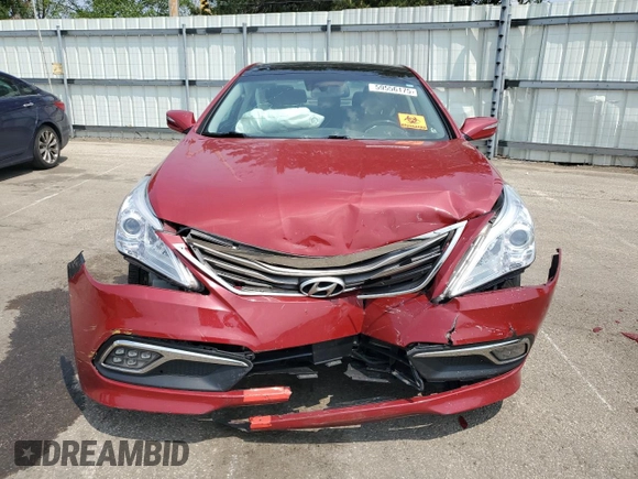 2016 Hyundai Azera Limited z VIN KMHFH4JG5GA547285, wystawiony jako Copart lot #59556175 z przebiegiem 133 130 mil mil oraz Szkoda całkowita • Salvage title. Historia ofert i sprzedaży dostępna na DreamBid. Obrazek 5.