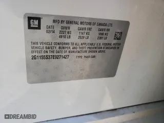 2014 Chevrolet Impala LTZ with VIN 2G1155S37E9271427, listed as a Copart auction lot 50604195 with 172,174 mi miles and Salvage Title. Bid and sale history available at carsss.com. Image 15.