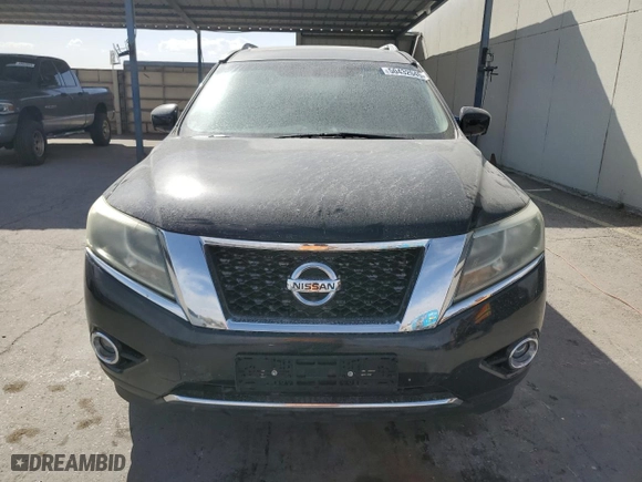 2014 Nissan Pathfinder S with VIN 5N1AR2MNXEC656347, listed as a Copart auction lot 50432045 with 195,622 mi miles and Clean Title. Bid and sale history available at carsss.com. Image 5.