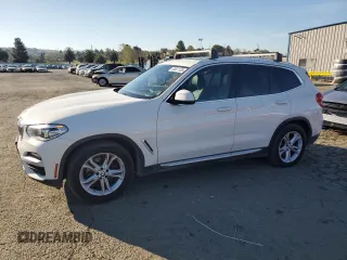 2019 BMW X3 sDrive30i with VIN 5UXTR7C55KLR43696, listed as a Copart auction lot 50601135 with 219,122 mi miles and Clean Title. Bid and sale history available at carsss.com. Image 1.