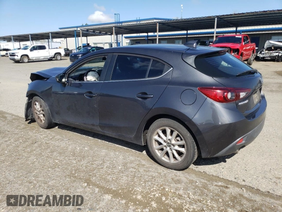 2015 Mazda 3 i Grand Touring with VIN 3MZBM1M79FM226101, listed as a Copart auction lot 49676955 with 160,026 mi miles and Salvage Title. Bid and sale history available at DreamBid. Image 2.