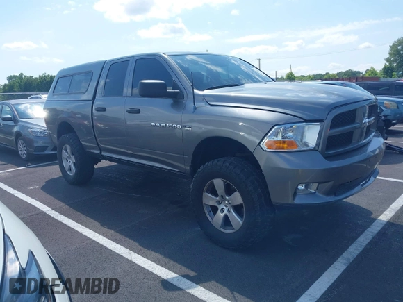 2012 Ram 1500 Express with VIN 1C6RD7FT0CS209180, listed as a IAAI auction lot 42448301 with 112,220 mi miles and . Bid and sale history available at DreamBid. Image 1.