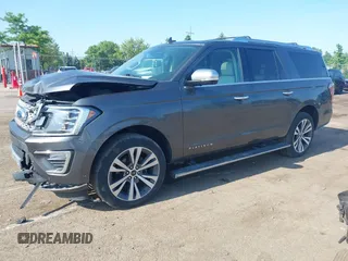 2021 Ford Expedition Max Platinum with VIN 1FMJK1MT8MEA66311, listed as a IAAI auction lot 42450429 with 95,732 mi miles and . Bid and sale history available at DreamBid. Image 17.