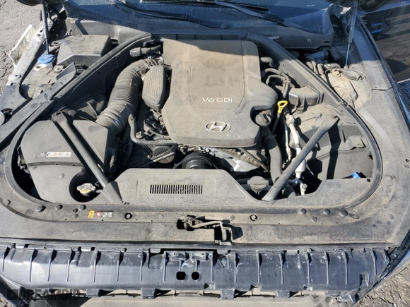 2016 Hyundai Genesis 3.8L with VIN KMHGN4JE1GU132118, listed as a Copart auction lot 45551225 with 101,259 mi miles and Salvage Title. Bid and sale history available at carsss.com. Image 11.