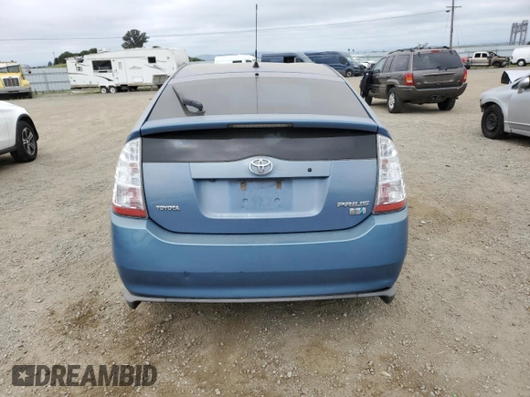 2007 Toyota Prius with VIN JTDKB20U477666927, listed as a Copart auction lot 53757085 with 264,629 mi miles and Salvage Title. Bid and sale history available at DreamBid. Image 6.