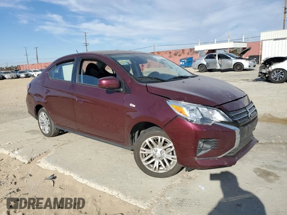 2022 Mitsubishi Mirage G4 ES with VIN ML32FUFJ1NHF07065, listed as a Copart auction lot 69940333 with 11,769 mi miles. Bid and sale history available at carsss.com. Image 4.