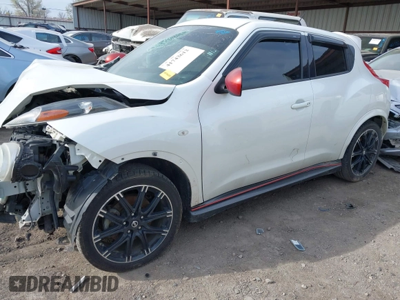 2014 Nissan Juke Nismo with VIN JN8AF5MV2ET365893, listed as a IAAI auction lot 41743612 with Not provided miles and . Bid and sale history available at DreamBid. Image 17.