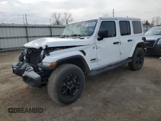 2019 Jeep Wrangler Unlimited Sahara with VIN 1C4HJXEG2KW660393, listed as a Copart auction lot 53076065 with 55,539 mi miles and Clean title. Bid and sale history available at DreamBid. Image 1.