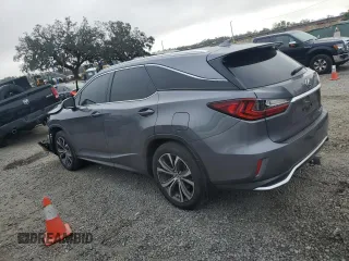 2018 Lexus RX with VIN JTJGZKCA3J2002641, listed as a Copart auction lot 42954815 with 86,496 mi miles and Salvage Title. Bid and sale history available at carsss.com. Image 2.