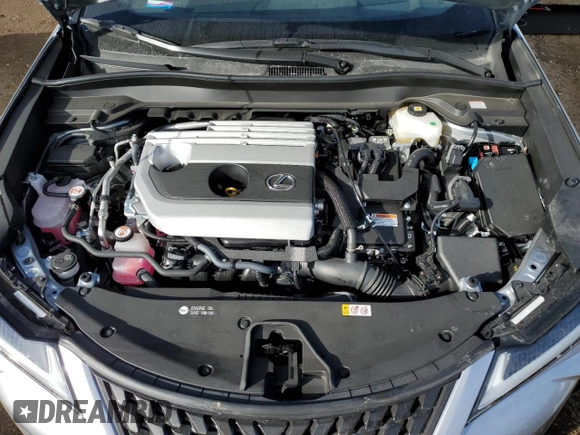 2024 Lexus UX 250h Premium with VIN JTHP9JBHXR2076614, listed as a Copart auction lot 88842545 with 3,105 mi miles and Salvage title. Bid and sale history available at DreamBid. Image 11.