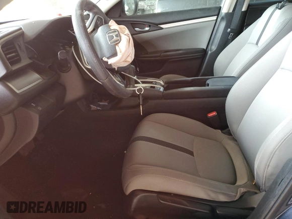 2017 Honda Civic Sedan LX with VIN 19XFC2F52HE072255, listed as a Copart auction lot 50661395 with 93,032 mi miles and Salvage Title. Bid and sale history available at carsss.com. Image 7.