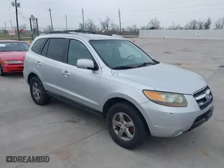 2007 Hyundai Santa Fe GLS with VIN 5NMSG13D57H052758, listed as a IAAI auction lot 41805417 with 263,342 mi miles. Bid and sale history available at carsss.com. Image 1.