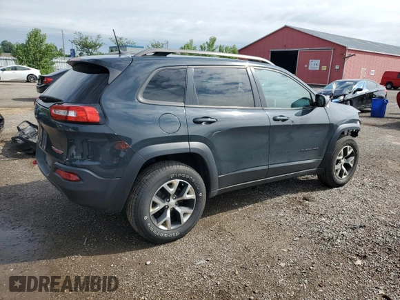 2018 Jeep Cherokee Trailhawk с VIN 1C4PJMBBXJD592860, выставлен на аукционе Copart как лот 60865145 с пробегом 124 130 миль миль и Чистый • Clean title. История ставок и продаж доступна на DreamBid. Изображение 3.