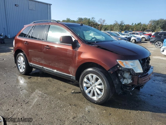 2010 Ford Edge SEL with VIN 2FMDK3JC5ABB72042, listed as a Copart auction lot 84226234 with 129,677 mi miles and Salvage Title. Bid and sale history available at carsss.com. Image 4.