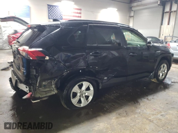 2019 Toyota RAV4 Hybrid XLE with VIN JTMRWRFV7KD006581, listed as a Copart auction lot 48137945 with 73,105 mi miles and Salvage Title. Bid and sale history available at carsss.com. Image 3.