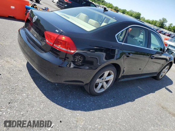 2012 Volkswagen Passat SE с VIN 1VWBH7A33CC061894, выставлен на аукционе Copart как лот 59264975 с пробегом 124 534 миль миль и Списание • Salvage title. История ставок и продаж доступна на DreamBid. Изображение 3.