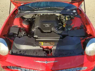 2005 Ford Thunderbird Deluxe with VIN 1FAHP60AX5Y106268, listed as a Copart auction lot 74180834 with 49,157 mi miles and Salvage Title. Bid and sale history available at carsss.com. Image 11.