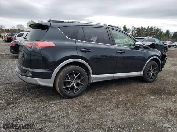2016 Toyota RAV4 SE with VIN JTMJFREV9GJ057751, listed as a Copart auction lot 51967475 with 0 mi miles and Salvage Title. Bid and sale history available at carsss.com. Image 3.