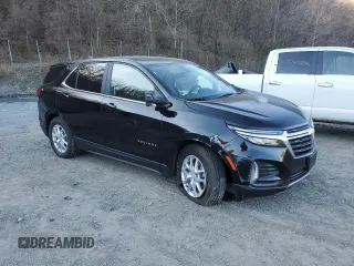 2023 Chevrolet Equinox LT with VIN 3GNAXUEG4PL258314, listed as a Copart auction lot 52106345 with 19,358 mi miles and Salvage Title. Bid and sale history available at DreamBid. Image 4.