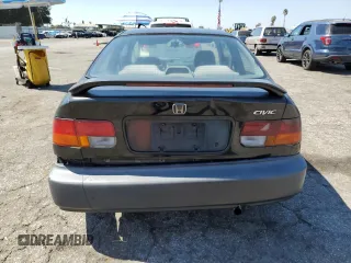 1997 Honda Civic DX with VIN 1HGEJ6128VL083271, listed as a Copart auction lot 72088024 with 329,655 mi miles and Salvage Title. Bid and sale history available at carsss.com. Image 6.