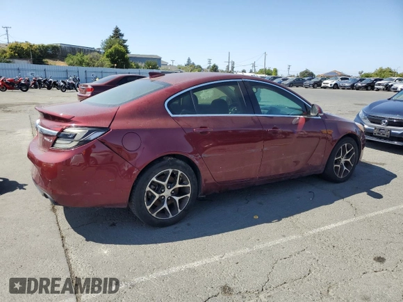 2017 Buick Regal Sport Touring with VIN 2G4GL5EX1H9119472, listed as a Copart auction lot 61468595 with 95,778 mi miles and Salvage title. Bid and sale history available at DreamBid. Image 3.