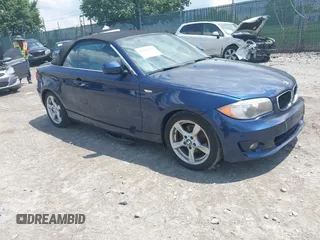 2012 BMW 1 Series 128i with VIN WBAUN1C56CVR00132, listed as a IAAI auction lot 42387792 with 122,741 mi miles and . Bid and sale history available at DreamBid. Image 1.