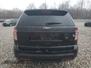 2014 Ford Utility Police Interceptor with VIN 1FM5K8ARXEGA70806, listed as a Copart auction lot 81811304 with 137,051 mi miles and Clean Title. Bid and sale history available at carsss.com. Image 6.