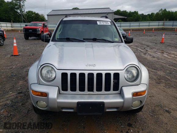 2003 Jeep Liberty Limited with VIN 1J4GL58K93W660980, listed as a Copart auction lot 56187665 with 116,755 mi miles and Salvage title. Bid and sale history available at DreamBid. Image 5.