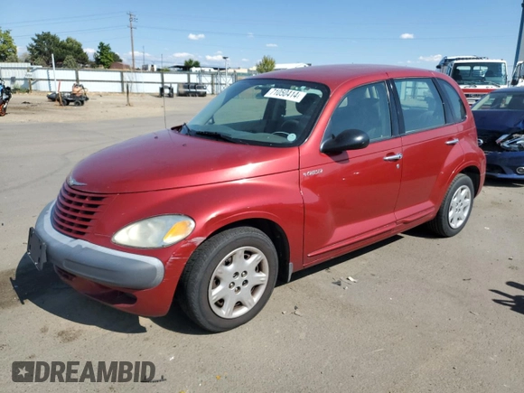 2002 Chrysler PT Cruiser with VIN 3C4FY48B52T384508, listed as a Copart auction lot 71050414 with 94,099 mi miles and Salvage Title. Bid and sale history available at carsss.com. Image 1.