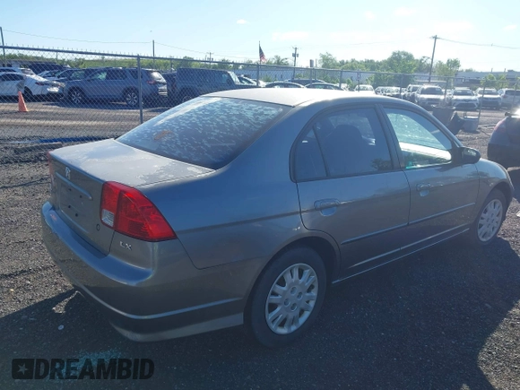 2004 Honda Civic LX z VIN 2HGES16594H525294, wystawiony jako IAAI lot #42261816 z przebiegiem Nie podano mil oraz . Historia ofert i sprzedaży dostępna na DreamBid. Obrazek 4.