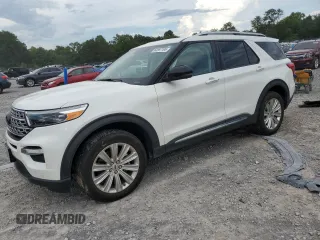 2021 Ford Explorer Limited z VIN 1FM5K8FW6MNA13432, wystawiony jako Copart lot #63597195 z przebiegiem 20 874 mil mil oraz Szkoda całkowita • Salvage title. Historia ofert i sprzedaży dostępna na DreamBid. Obrazek 1.