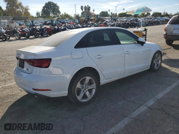 2017 Audi A3 Sedan Premium with VIN WAUB8GFFXH1010625, listed as a Copart auction lot 78917463 with 42,203 mi miles. Bid and sale history available at carsss.com. Image 3.