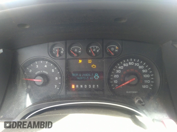 2009 Ford F-150 STX with VIN 1FTRX14849FA11909, listed as a IAAI auction lot 40979039 with 162,013 mi miles. Bid and sale history available at carsss.com. Image 7.