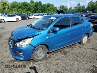 2021 Mitsubishi Mirage ES with VIN ML32FUFJ1MHF03340, listed as a Copart auction lot 63703055 with 106,739 mi miles and Clean title. Bid and sale history available at DreamBid. Image 1.