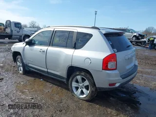 2012 Jeep Compass Sport with VIN 1C4NJCBA3CD601569, listed as a IAAI auction lot 41606565 with 126,630 mi miles. Bid and sale history available at carsss.com. Image 3.