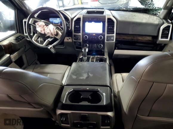 2019 Ford F-150 XL with VIN 1FTEW1E41KFC63619, listed as a Copart auction lot 55754145 with 44,697 mi miles and Salvage title. Bid and sale history available at DreamBid. Image 8.