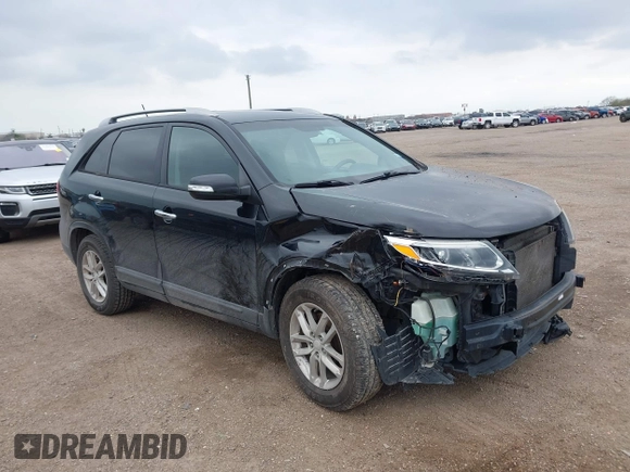 2014 Kia Sorento LX with VIN 5XYKT3A64EG483756, listed as a IAAI auction lot 41472374 with 118,660 mi miles. Bid and sale history available at carsss.com. Image 13.
