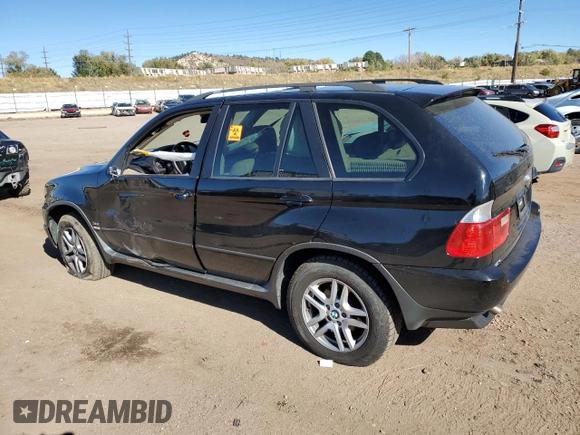 2005 BMW X5 3.0i with VIN 5UXFA13575LY19225, listed as a Copart auction lot 79002024 with 0 mi miles and Salvage Title. Bid and sale history available at carsss.com. Image 2.