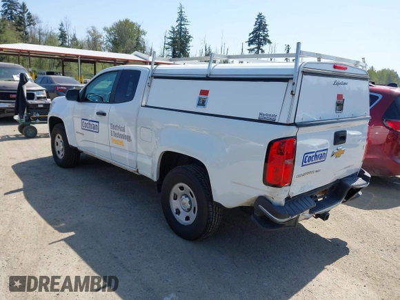 2018 Chevrolet Colorado 2WD Work Truck with VIN 1GCHSBEN7J1158361, listed as a IAAI auction lot 42121132 with 175,808 mi miles. Bid and sale history available at carsss.com. Image 3.