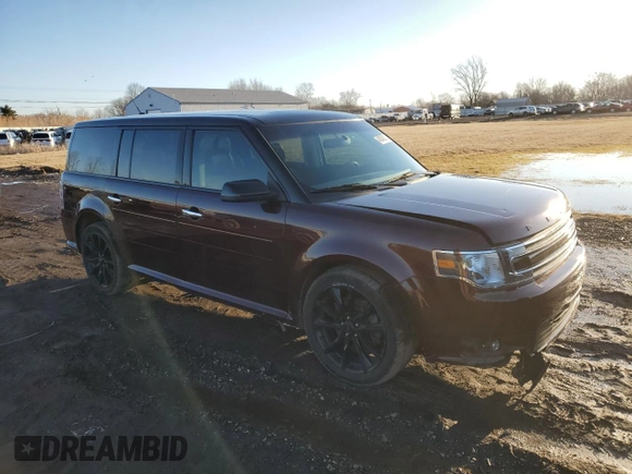 2019 Ford Flex SEL with VIN 2FMHK6C83KBA28437, listed as a Copart auction lot 48343215 with 123,610 mi miles and Salvage Title. Bid and sale history available at carsss.com. Image 4.