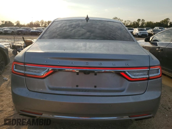 2020 Lincoln Continental Standard with VIN 1LN6L9PK7L5603088, listed as a Copart auction lot 78103114 with 55,373 mi miles and Salvage Title. Bid and sale history available at carsss.com. Image 6.