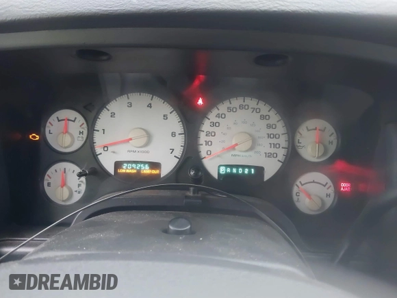 2004 Dodge 1500 SLT with VIN 1D7HA18N64J135561, listed as a IAAI auction lot 41724085 with 209,256 mi miles and . Bid and sale history available at DreamBid. Image 7.
