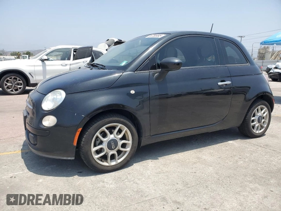 2013 FIAT 500 Pop z VIN 3C3CFFAR5DT745061, wystawiony jako Copart lot #56786995 z przebiegiem 138 188 mil mil oraz Czysty tytuł • Clean title. Historia ofert i sprzedaży dostępna na DreamBid. Obrazek 1.