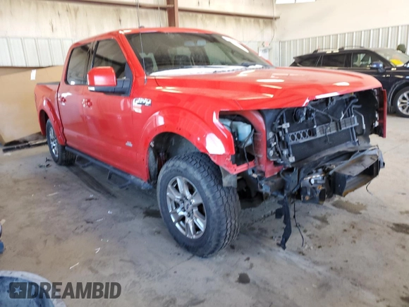 2015 Ford F-150 XL with VIN 1FTEW1CP0FFB78810, listed as a Copart auction lot 45676015 with 150,017 mi miles and Salvage Title. Bid and sale history available at carsss.com. Image 4.