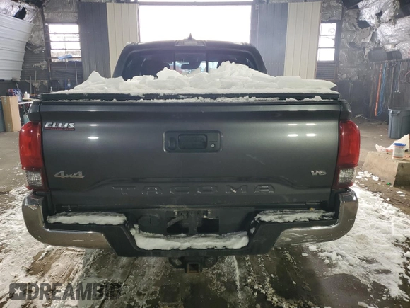 2021 Toyota Tacoma 4WD SR with VIN 3TYCZ5AN3MT028022, listed as a Copart auction lot 43699105 with 36,204 mi miles and Salvage Title. Bid and sale history available at carsss.com. Image 6.